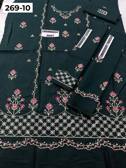 Vol-269 | DS 10 | KIDS EMBROIDERED LAWN 2PC