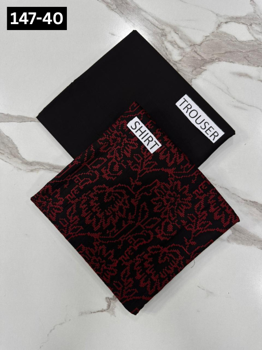 VOL 147 | DS 40 | EMBROIDERED COTTON CAMBRIC 2PC