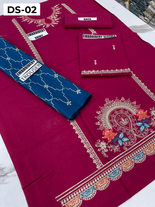 | DS 02 | KIDS EMBROIDERED LAWN 2PC