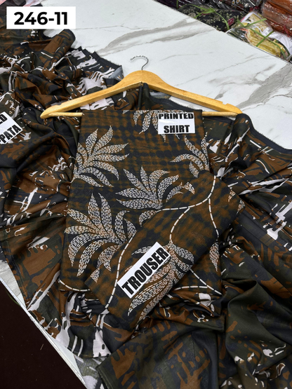 VOL 246 | DS 11 | Bareeze | DIGITAL PRINTED LAWN THREE PIECES