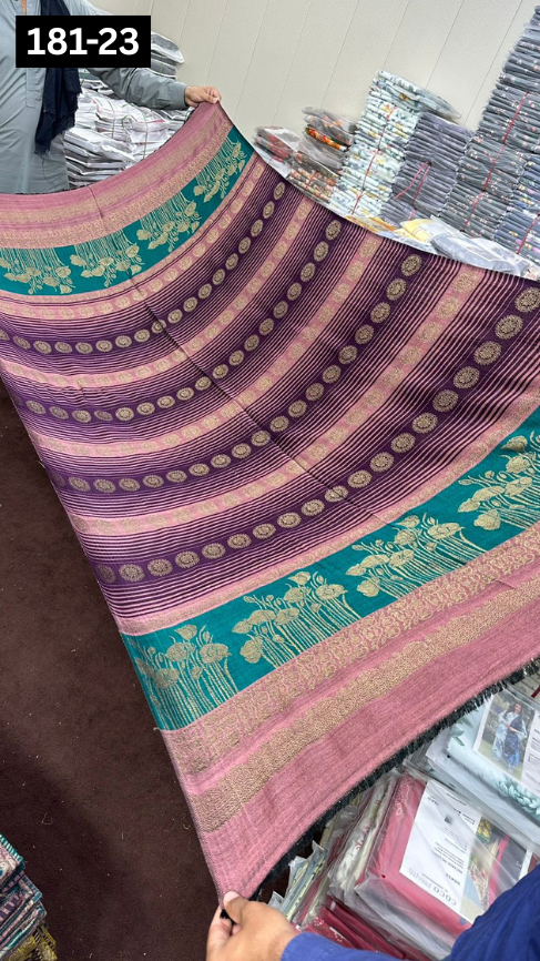 VOL 181 | DS 23 | MULTANI JACQUARD WOOL SHAWL