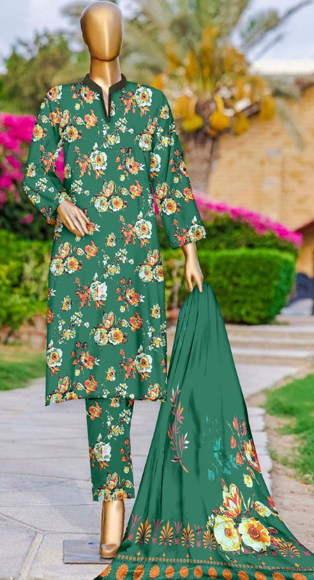 VOL 138 | DS 28 | DIGITAL PRINTED LAWN 3PC VOIL LAWN DUPATTA
