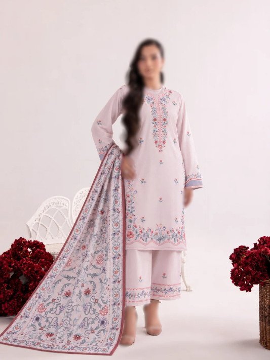 VOL 288 | DS 05 | ANAYA BY SHANAYA | DIGITAL PRINTED 3PC STONE LINEN SHIRT, PRINTED TROUSER, PRINTED STONE LINEN DUPATTA