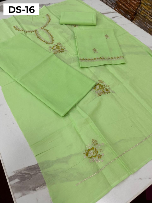 | DS 16-GREEN | KIDS EMBROIDERED LAWN 2PC