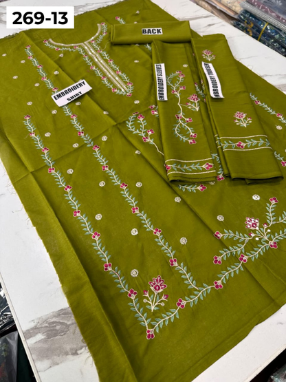 Vol-269 | DS 13 | KIDS EMBROIDERED LAWN 2PC