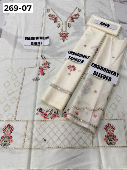Vol-269 | DS 07 | KIDS EMBROIDERED LAWN 2PC