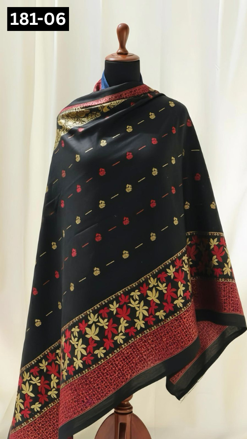 VOL 181 | DS 06 | MULTANI JACQUARD WOOL SHAWL