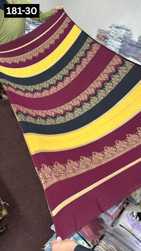 VOL 181 | DS 30 | MULTANI JACQUARD WOOL SHAWL