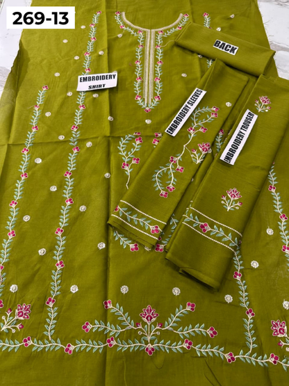 Vol-269 | DS 13 | KIDS EMBROIDERED LAWN 2PC