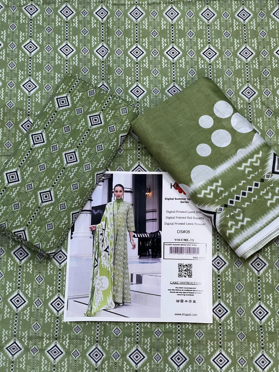 VOL 73 | DS 06 | DIGITAL PRINTED SLUB LAWN 3PC