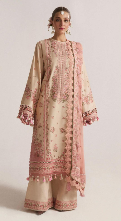 Vol 204 | DS 96 | LAWN EMBROIDERED THREE PIECE COLLECTION
