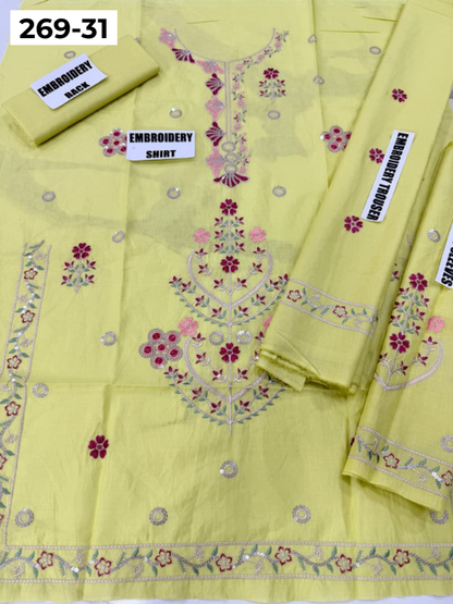 Vol-269 | DS 31 | KIDS EMBROIDERED LAWN 2PC