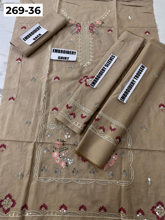 Vol-269 | DS 36 | KIDS EMBROIDERED LAWN 2PC