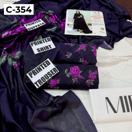 MIRHA | DS C354 | BANA DORA DIGITAL PRINTED LAWN 3PC