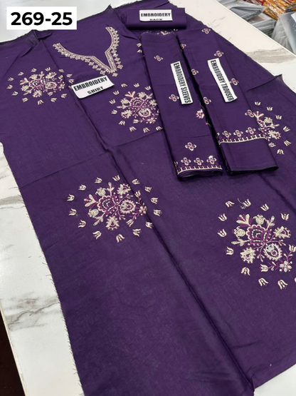 Vol-269 | DS 25 | KIDS EMBROIDERED LAWN 2PC