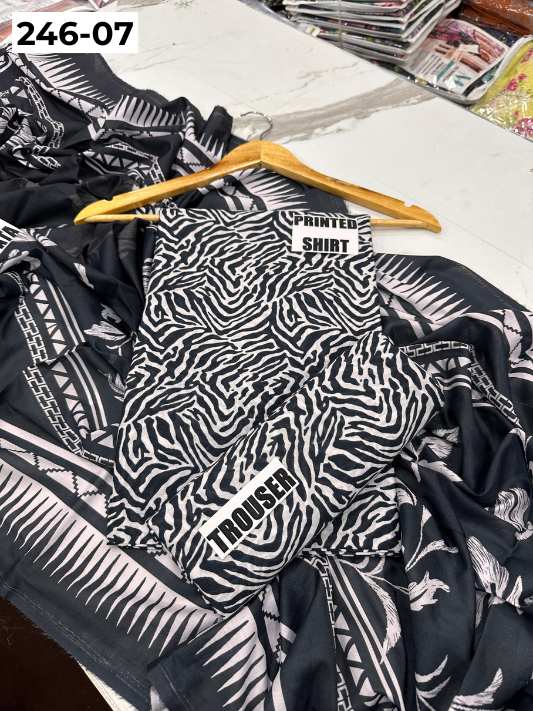 VOL 246 | DS 07 | Bareeze | DIGITAL PRINTED LAWN THREE PIECES