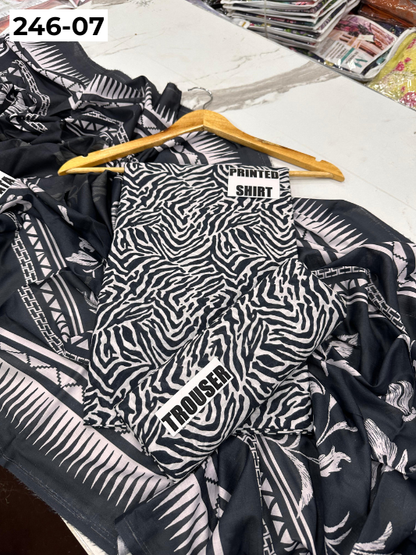 VOL 246 | DS 07 | Bareeze | DIGITAL PRINTED LAWN THREE PIECES
