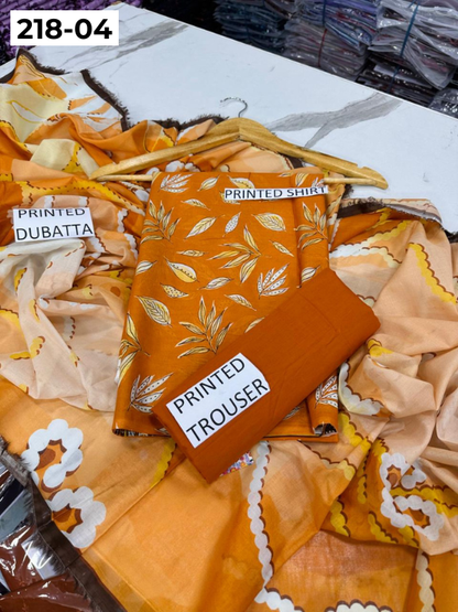 VOL 218 | DS 04 | Madham By Lala | LAWN DIGITAL PRINTED LAWN SHIRT PLAIN TROUSER VOIL LAWN DUPATTA