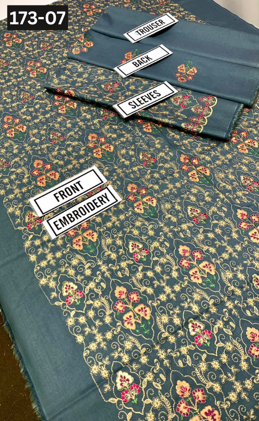 VOL 173 | DS 07 | DHANAK EMBROIDERED 2PC