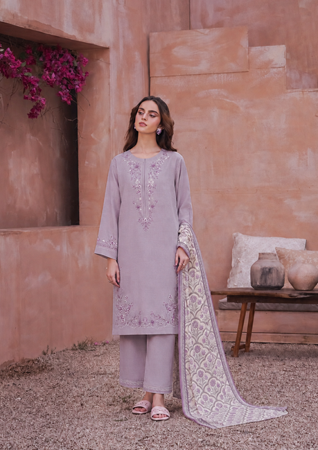 VOL 274 | DS 07 | NIRVANA | DIGITAL PRINTED 3PC STONE LINEN SHIRT, PRINTED TROUSER, PRINTED STONE LINEN DUPATTA