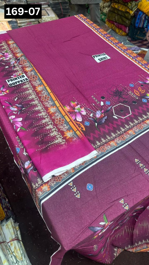 VOL 169 | DS 07 | DIGITAL PRINTED KARANDI 2PC SHIRT DUPATTA COLLECTION