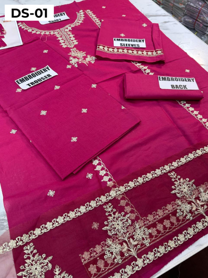 | DS 01-HOTPINK | KIDS EMBROIDERED LAWN 2PC