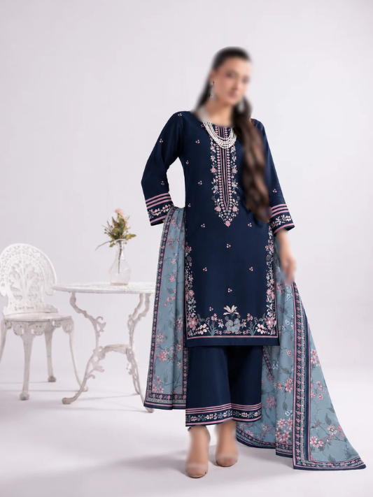 VOL 288 | DS 07 | ANAYA BY SHANAYA | DIGITAL PRINTED 3PC STONE LINEN SHIRT, PRINTED TROUSER, PRINTED STONE LINEN DUPATTA