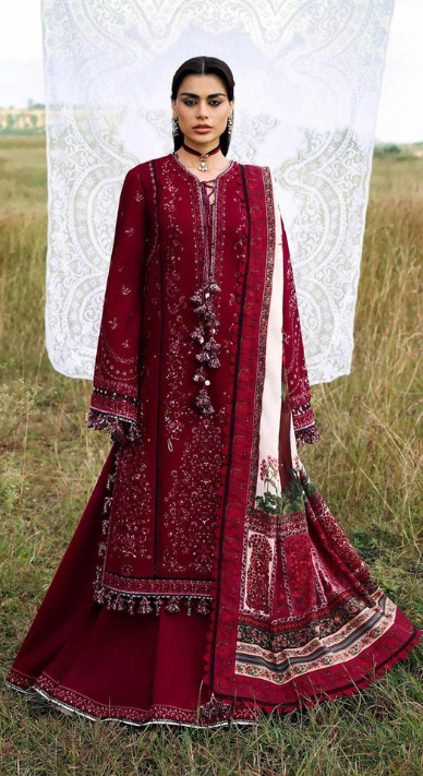 Vol 204 | DS 97 | LAWN EMBROIDERED THREE PIECE COLLECTION