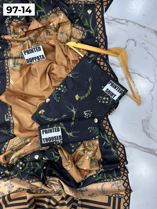 VOL 97 | DS 14 | DIGITAL PRINTED LAWN 3PC LAWN DUPATTA