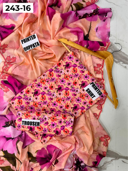 VOL 243 | DS 16 | AlKaram | DIGITAL PRINTED LAWN THREE PIECES