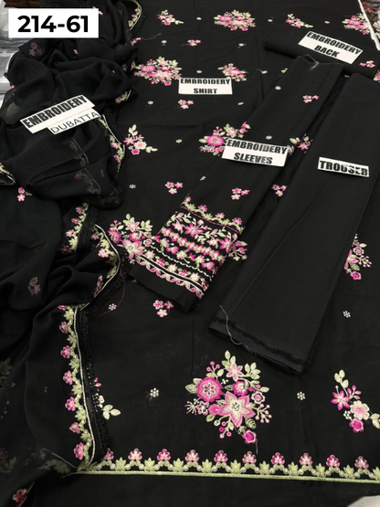 VOL 214 | DS 61 | LAWN LUXURY EMBROIDERED 3PC