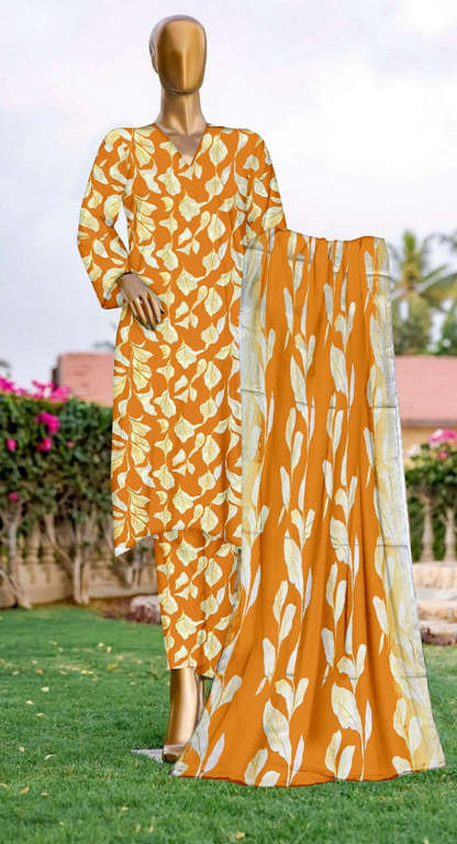 VOL 138 | DS 18 | DIGITAL PRINTED LAWN 3PC VOIL LAWN DUPATTA