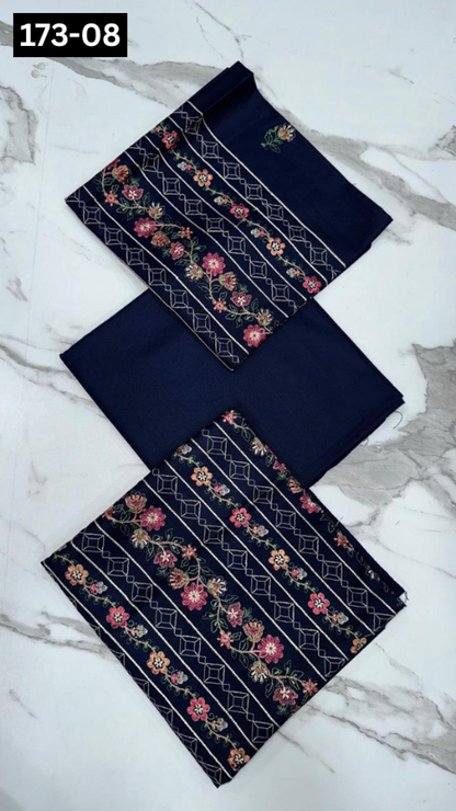 VOL 173 | DS 08 | DHANAK EMBROIDERED 2PC