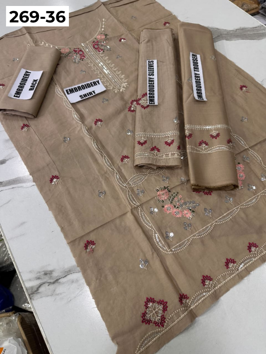Vol-269 | DS 36 | KIDS EMBROIDERED LAWN 2PC