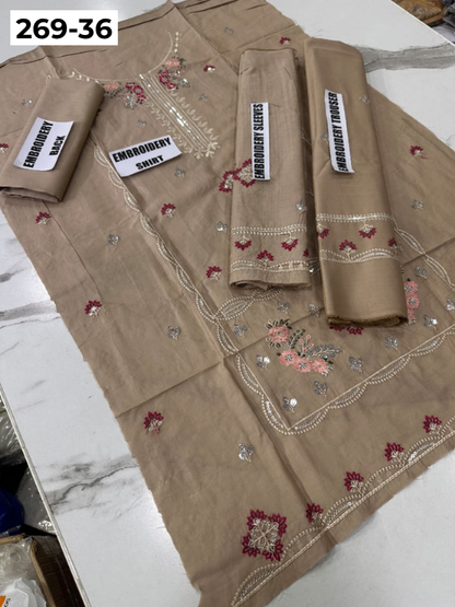 Vol-269 | DS 36 | KIDS EMBROIDERED LAWN 2PC