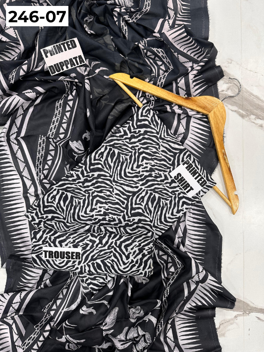 VOL 246 | DS 07 | Bareeze | DIGITAL PRINTED LAWN THREE PIECES