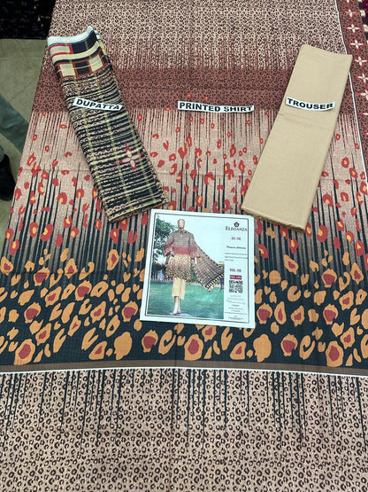 VOL 08 | DS 08 | DIGITAL PRINTED BANA DORIYA  LAWN 3PC