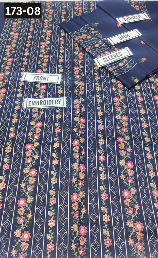 VOL 173 | DS 08 | DHANAK EMBROIDERED 2PC