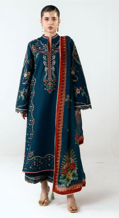 Vol 204 | DS 98 | LAWN EMBROIDERED THREE PIECE COLLECTION