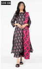 VOL 109 | DS 08 | DIGITAL PRINTED LAWN 3PC VOIL LAWN DUPATTA