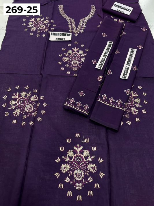 Vol-269 | DS 25 | KIDS EMBROIDERED LAWN 2PC