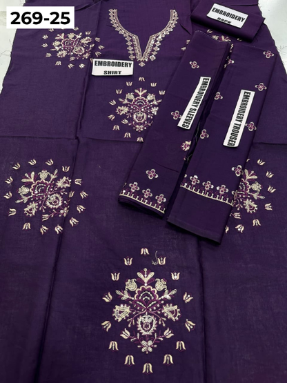 Vol-269 | DS 25 | KIDS EMBROIDERED LAWN 2PC