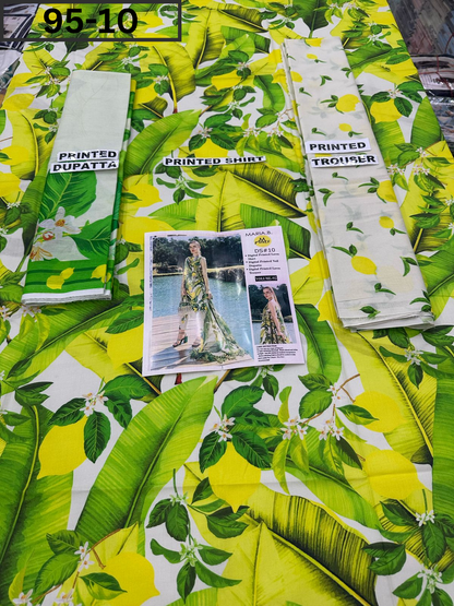 VOL 95 | DS 10 | DIGITAL PRINTED LAWN 3PC LAWN DUPATTA