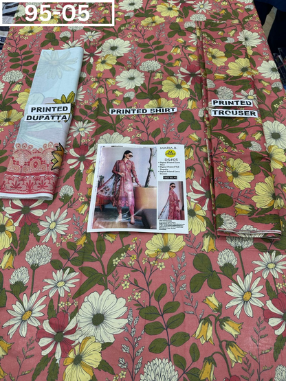 VOL 95 | DS 05 | DIGITAL PRINTED LAWN 3PC LAWN DUPATTA