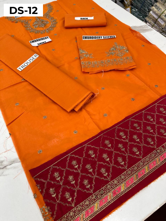 | DS 12 | KIDS EMBROIDERED LAWN 2PC