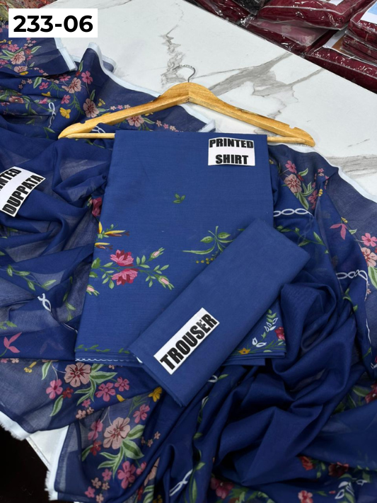 VOL 233 | DS 06 | Coco By Shanaya | DIGITAL PRINTED LAWN THREE PIECES