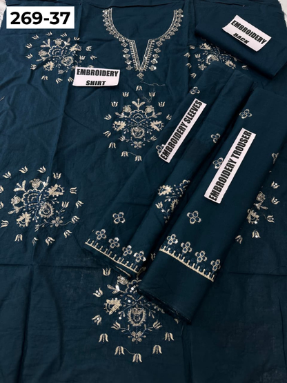 Vol-269 | DS 37 | KIDS EMBROIDERED LAWN 2PC