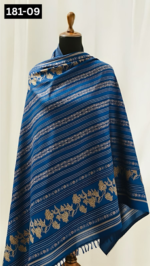 VOL 181 | DS 09 | MULTANI JACQUARD WOOL SHAWL