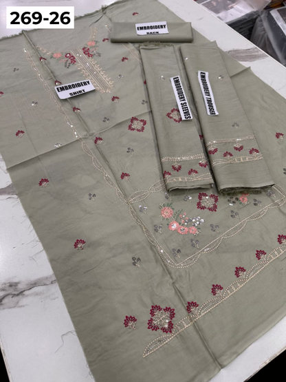 Vol-269 | DS 26 | KIDS EMBROIDERED LAWN 2PC