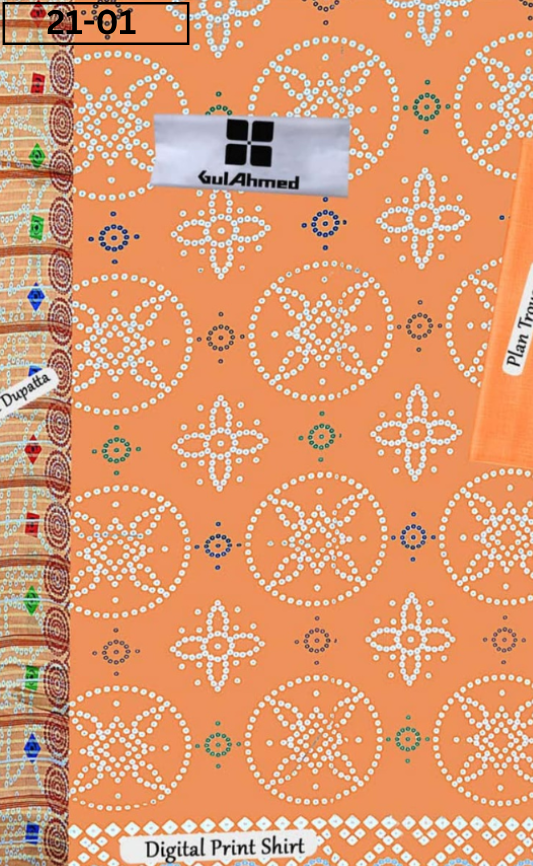 VOL 21 | DS 01 | DIGITAL PRINTED LAWN 3PC